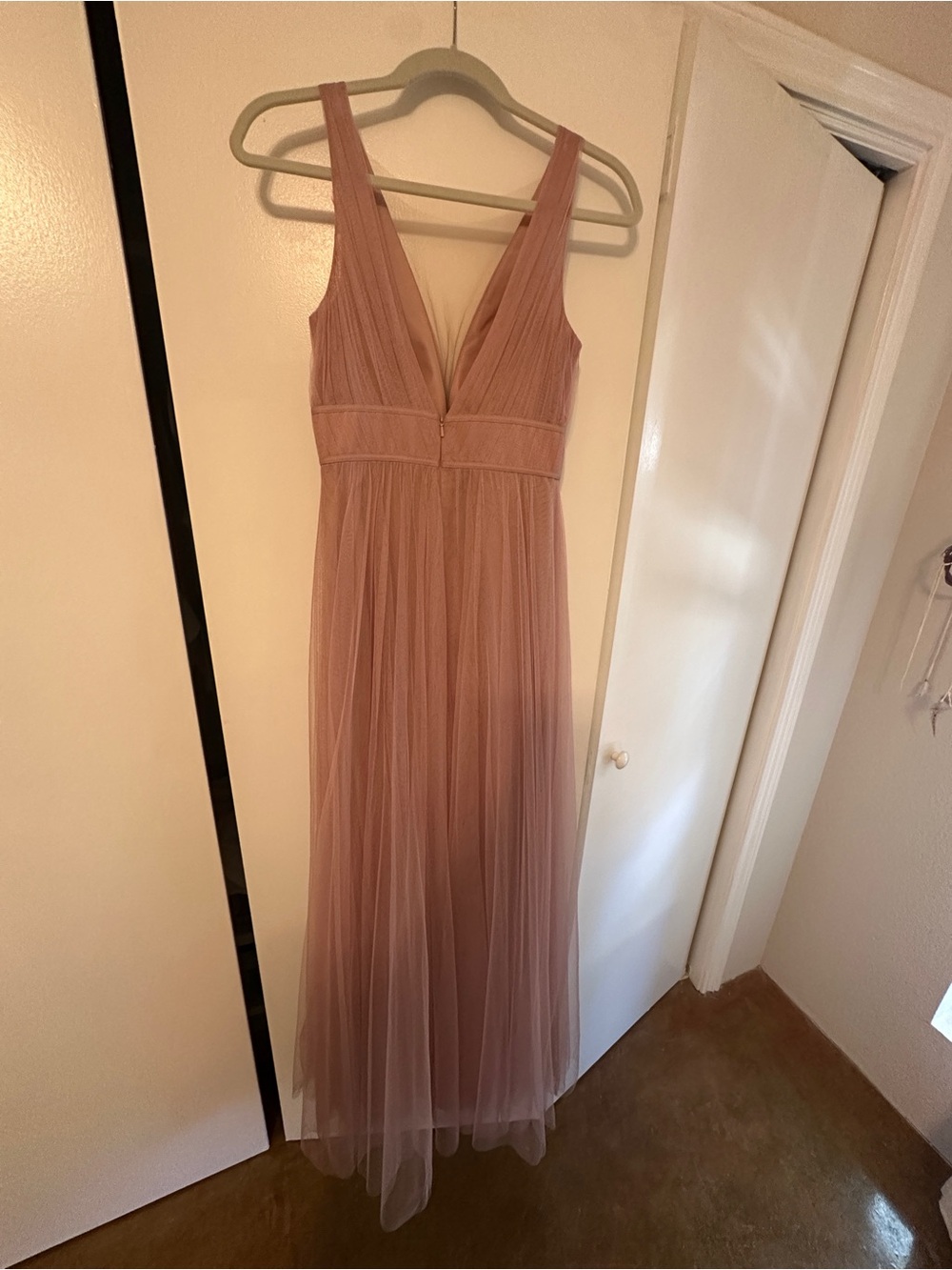 Anthropologie Dusty Rose Maxi Dress - Picture 5 of 6